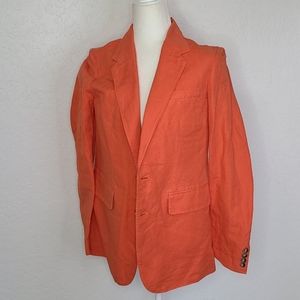 NWT POLO Ralph Lauren orange blazer size 4